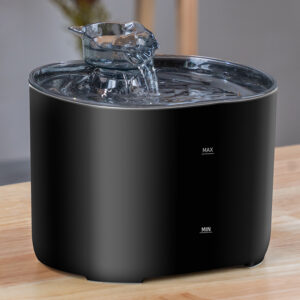 PF666-01 Automatic Cat Water Fountain - 2.2L Silent Pet Waterer with Smart Sensor
